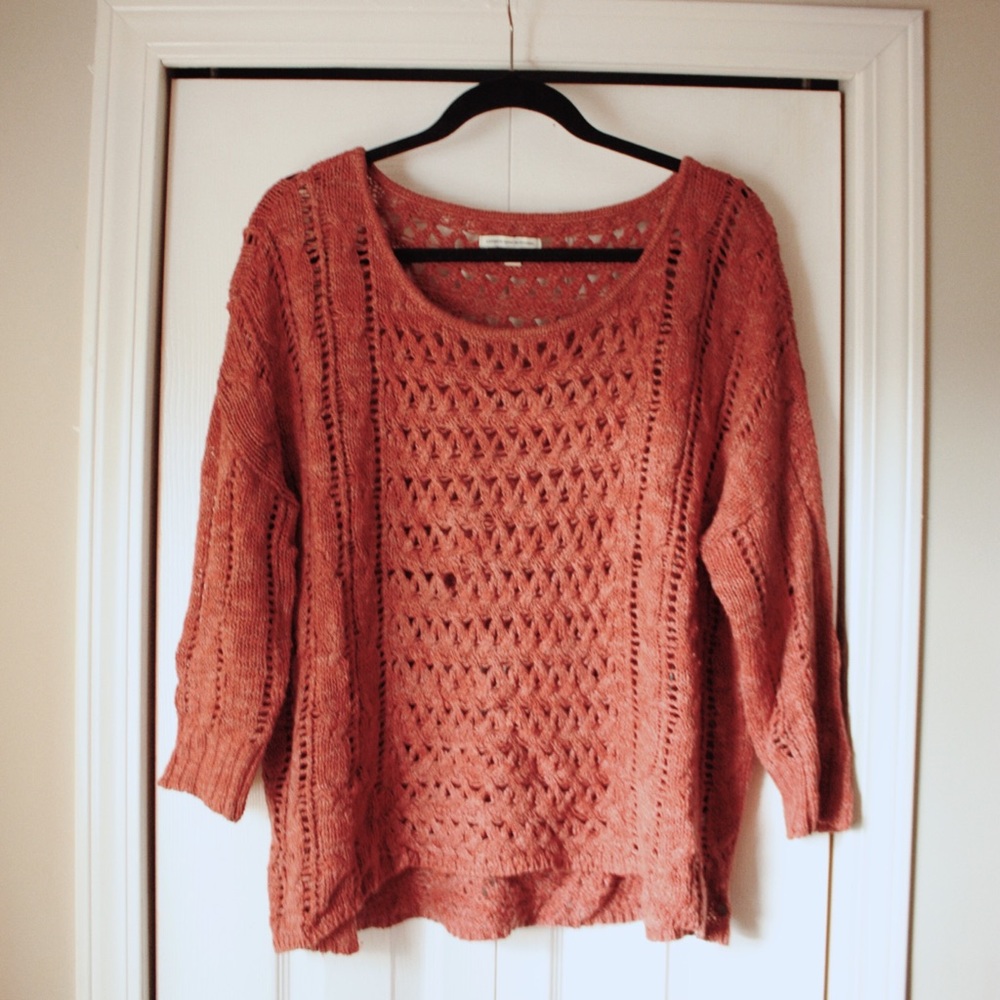 AEO pink sweater